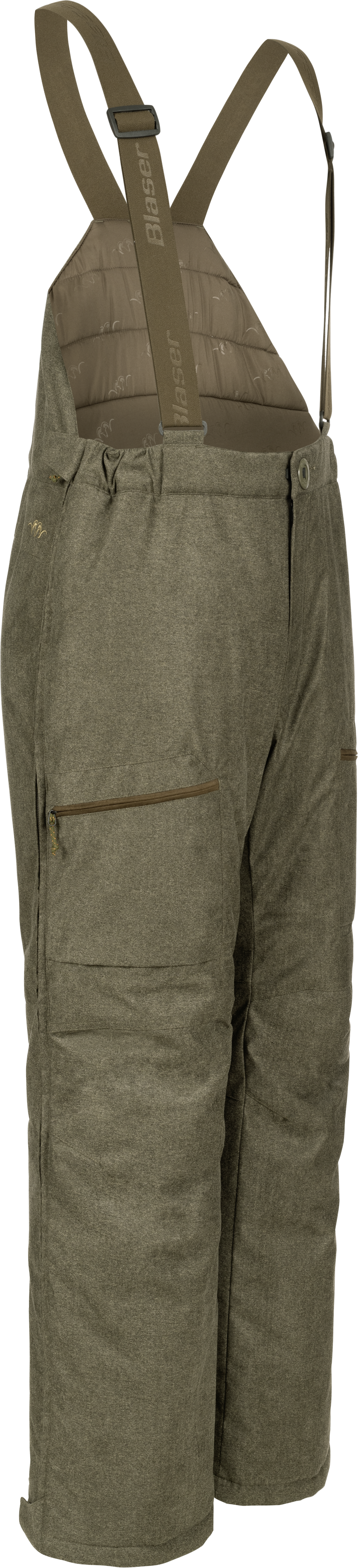 Men's Vintage Top Heat 2L Pants Padded Bib Olive Mélange/Black