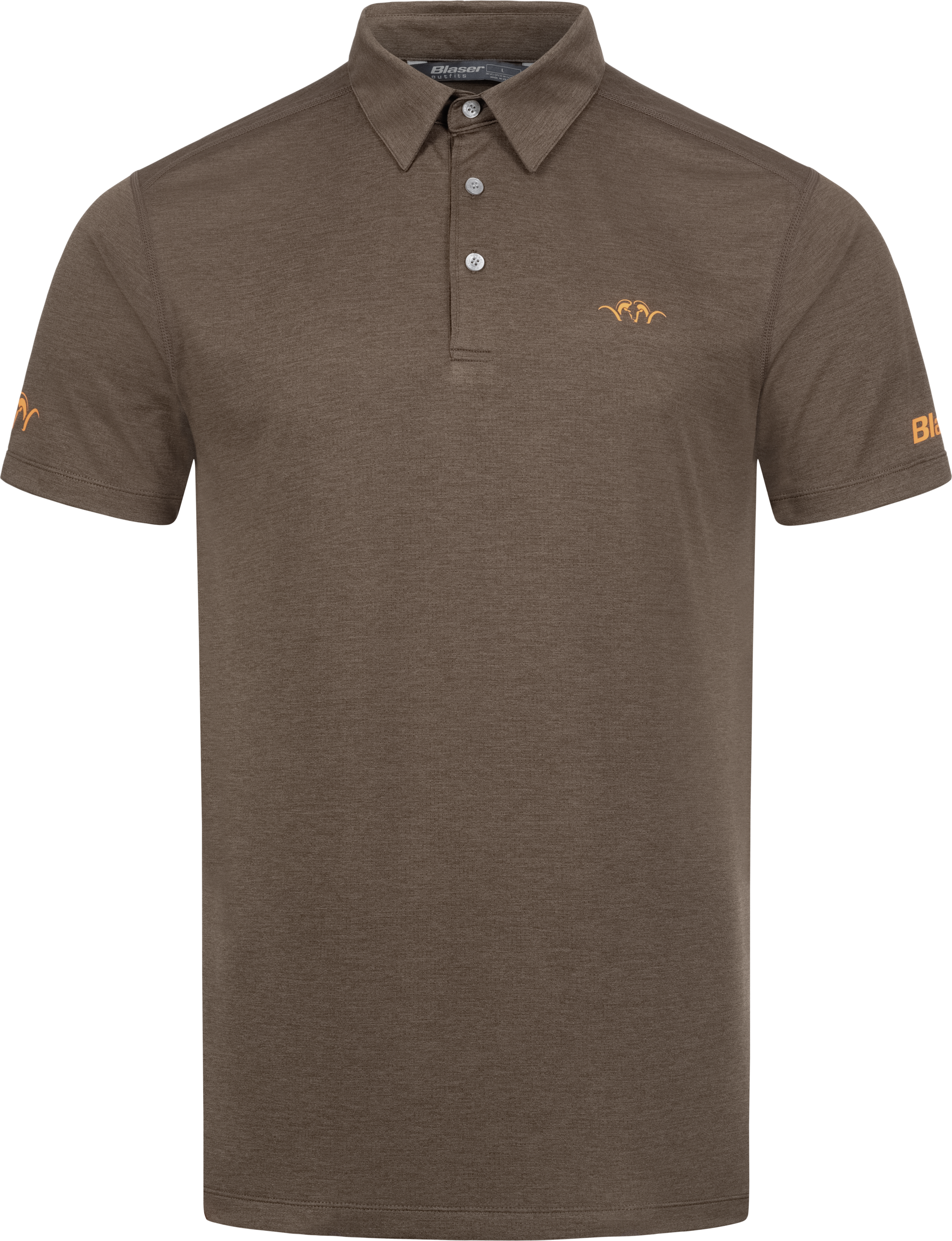 Men's Competition Polo Dark Brown