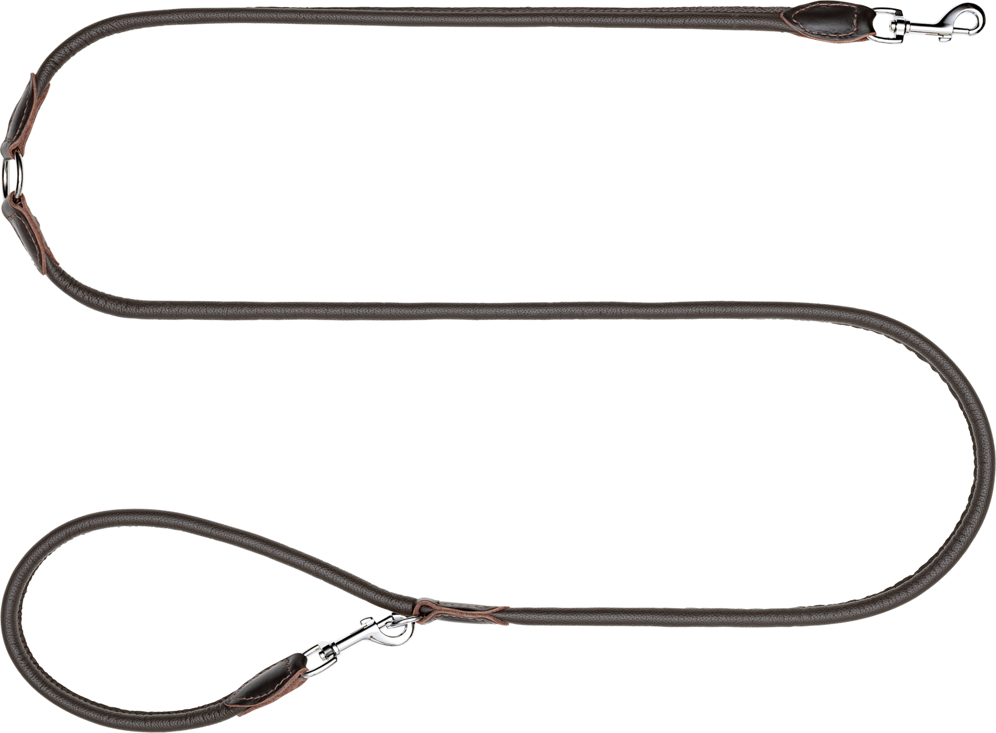 Dog Leash Leather Brown