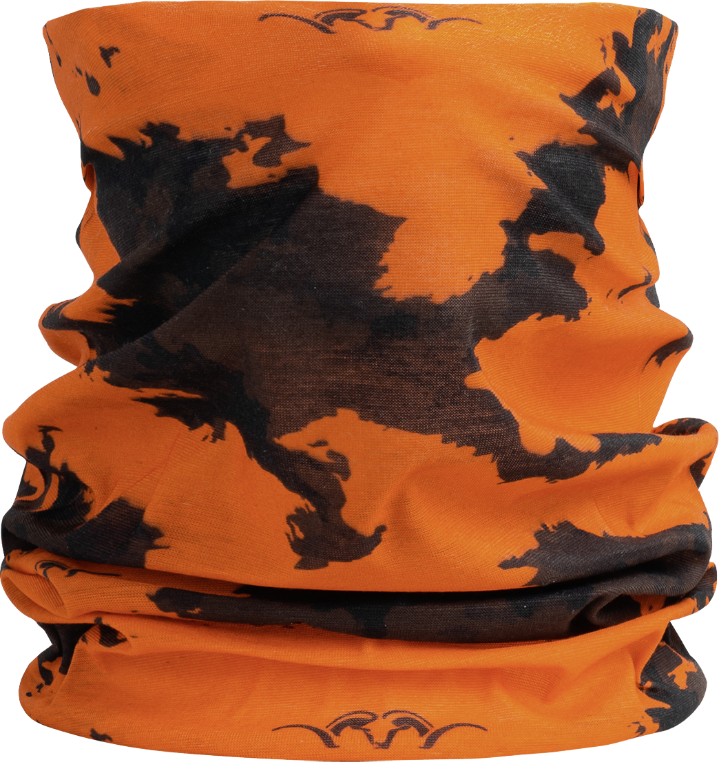 Multi-Tube Scarf Blaze Orange Camouflage