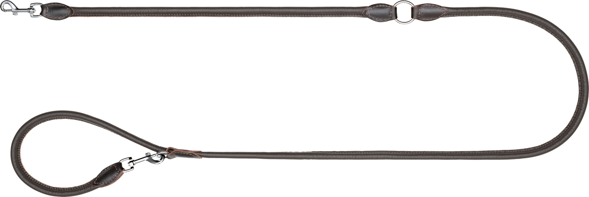 Dog Leash Leather Brown