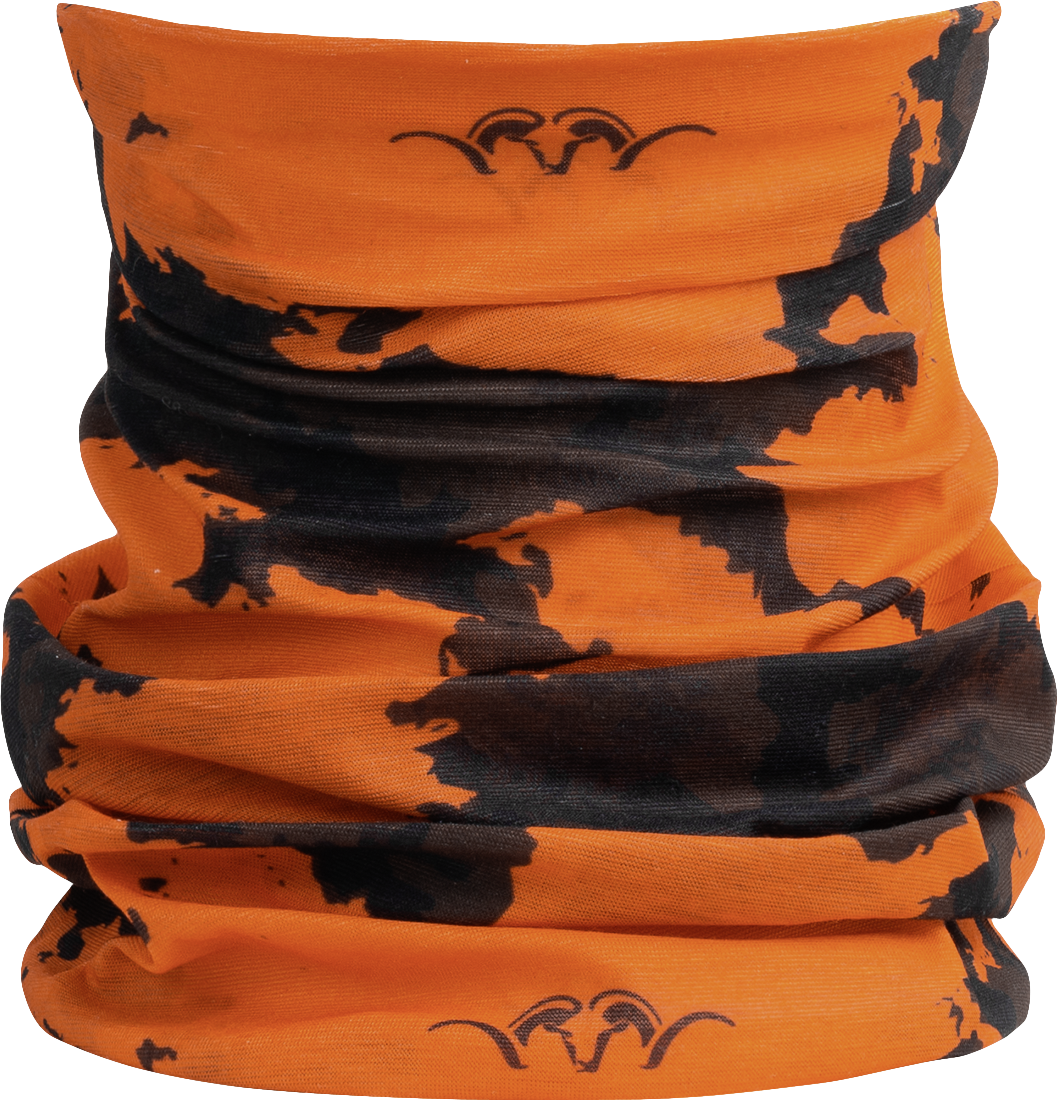 Multi-Tube Scarf Blaze Orange Camouflage